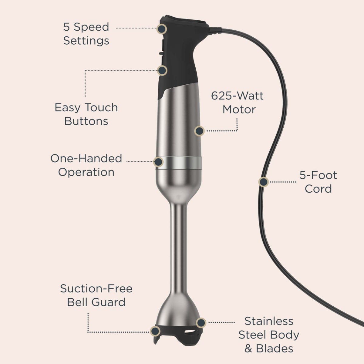 5-Speed Immersion Blender - Image 4